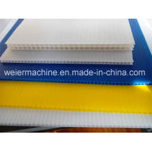 1300mm Width of PP PC Hollow Grid Board Sheet Machine